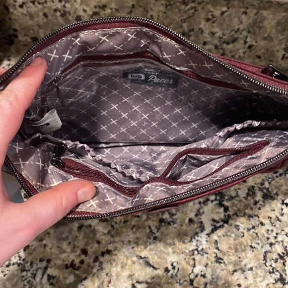 maroon Lug Pacer 2 studded crossbody bag - Picture 8 of 8